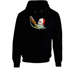 Early Cuyler Squidbillies Booty Hunter Black - Ori Sty Black Hooded Sweatshirt Hoodie