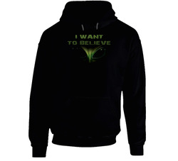 X Files Tv Show I Want To Believe Black Hooded Sweatshirt Hoodie X Files Tv Show I Want To Believe Black Hooded Sweatshirt Hoodie