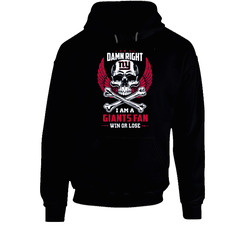 New York Giants T Shirt Damn Right I Am A Giants Fan Win Or Lose Fun Football Sports Tee Unisex Apparel Black Hooded Sweatshirt Hoodie New York Giants T Shirt Damn Right I Am A Giants Fan Win Or Lose Fun Football Sports Tee Unisex Apparel Black Hooded Sweatshirt Hoodie