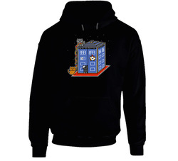 Who Atsume Black Hooded Sweatshirt Hoodie Who Atsume Black Hooded Sweatshirt Hoodie