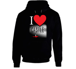 I Love Heart Castle Tv Show Hooded Sweatshirt Hoodie I Love Heart Castle Tv Show Hooded Sweatshirt Hoodie