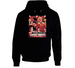 Apollo Creed Vs Ivan Drago Boxing Match Hooded Sweatshirt Hoodie Apollo Creed Vs Ivan Drago Boxing Match Hooded Sweatshirt Hoodie