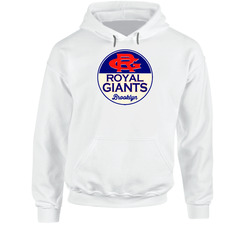 Brooklyn Royal Giants Cubans Negro Baseball League Team Retro Hooded Sweatshirt Hoodie Brooklyn Royal Giants Cubans Negro Baseball League Team Retro Hooded Sweatshirt Hoodie