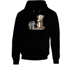 Calvin And Hobbes Funny Cartoon Character Hooded Sweatshirt Hoodie Calvin And Hobbes Funny Cartoon Character Hooded Sweatshirt Hoodie