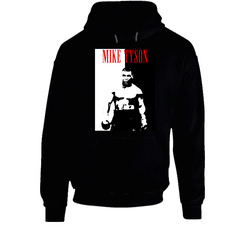 Mike Tyson Scarface Boxing Hooded Sweatshirt Hoodie Mike Tyson Scarface Boxing Hooded Sweatshirt Hoodie