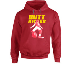 Butt Kicker Harrison Butker Kansas City Football Hooded Sweatshirt Hoodie Butt Kicker Harrison Butker Kansas City Football Hooded Sweatshirt Hoodie