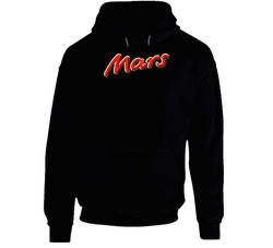 Mars Bar Candy Logo Hooded Sweatshirt Hoodie Mars Bar Candy Logo Hooded Sweatshirt Hoodie