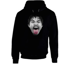Manny Pacquiao Tongue Out Boxing Champion Fight Fan Hooded Sweatshirt Hoodie Manny Pacquiao Tongue Out Boxing Champion Fight Fan Hooded Sweatshirt Hoodie
