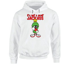 It's Not A Skirt Jackass Funny Marvin The Martian Hooded Sweatshirt Hoodie