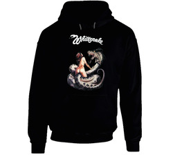 Whitesnake Music Album Cover 80s Band Hooded Sweatshirt Hoodie Whitesnake Music Album Cover 80s Band Hooded Sweatshirt Hoodie