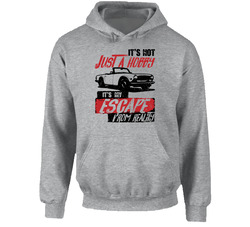 1969 Triumph Tr6 It's Not A Hobby Escape Reality Car Worn Look Hooded Sweatshirt Hoodie 1969 Triumph Tr6 It's Not A Hobby Escape Reality Car Worn Look Hooded Sweatshirt Hoodie