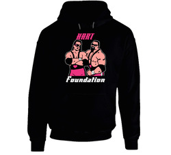 Hart Foundation Bret Hart Retro Wrestling Hooded Sweatshirt Hoodie Hart Foundation Bret Hart Retro Wrestling Hooded Sweatshirt Hoodie