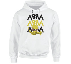 Abra Pokemon Video Game Movie Cartoon Character Fan Hooded Sweatshirt Hoodie Abra Pokemon Video Game Movie Cartoon Character Fan Hooded Sweatshirt Hoodie