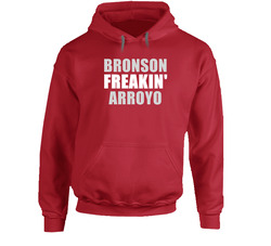 Bronson Arroyo Cincinnati Baseball Sports Freakin Hooded Sweatshirt Hoodie Bronson Arroyo Cincinnati Baseball Sports Freakin Hooded Sweatshirt Hoodie