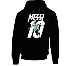 Lionel Messi Number 10 Hooded Sweatshirt Hoodie Lionel Messi Number 10 Hooded Sweatshirt Hoodie
