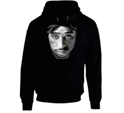 2pac Face Hip Hop Classic Hooded Sweatshirt Hoodie 2pac Face Hip Hop Classic Hooded Sweatshirt Hoodie