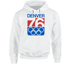 Denver Olympics 1976 Hooded Sweatshirt Hoodie Denver Olympics 1976 Hooded Sweatshirt Hoodie