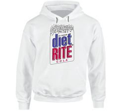 Diet Rite No Sodium Cola Hooded Sweatshirt Hoodie Diet Rite No Sodium Cola Hooded Sweatshirt Hoodie