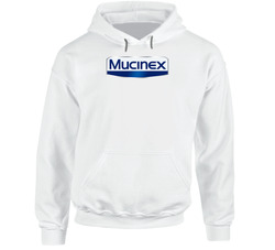 Mucinex Best Over The Counter Medication Logo Hooded Sweatshirt Hoodie Mucinex Best Over The Counter Medication Logo Hooded Sweatshirt Hoodie