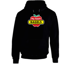 Big Apple Bagels Popular Bakery Bagel Shop Hooded Sweatshirt Hoodie Big Apple Bagels Popular Bakery Bagel Shop Hooded Sweatshirt Hoodie