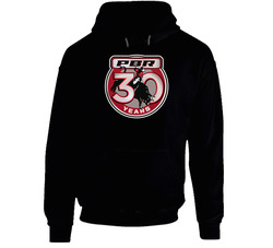 Pbr 30th Anniversary Bullriding Fan Hooded Sweatshirt Hoodie Pbr 30th Anniversary Bullriding Fan Hooded Sweatshirt Hoodie