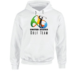 United States Golf Team Rio 2016 Olympic Event Logo Hooded Sweatshirt Hoodie