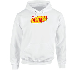 Seinfeld Retro 80s Tv Show Logo Fan Hooded Sweatshirt Hoodie