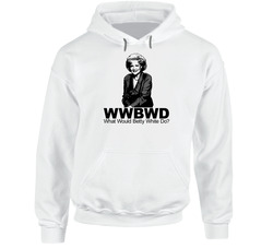 Betty White Golden Girls Super Bowl Hooded Sweatshirt Hoodie