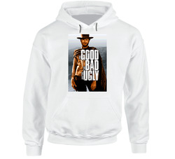 The Good The Bad And The Ugly Clint Eastwood Western Movie Fan Hooded Sweatshirt Hoodie The Good The Bad And The Ugly Clint Eastwood Western Movie Fan Hooded Sweatshirt Hoodie