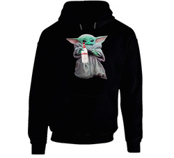 Baby Yoda The Child Mandalorian Smirnoff Ice Drink Hooded Sweatshirt Hoodie Baby Yoda The Child Mandalorian Smirnoff Ice Drink Hooded Sweatshirt Hoodie