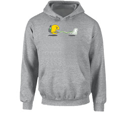 Ghostbuster Pac Man Video Game Hooded Sweatshirt Hoodie Ghostbuster Pac Man Video Game Hooded Sweatshirt Hoodie