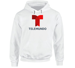 Telemundo Logo American Spanish Tv Network Fan Hooded Sweatshirt Hoodie Telemundo Logo American Spanish Tv Network Fan Hooded Sweatshirt Hoodie