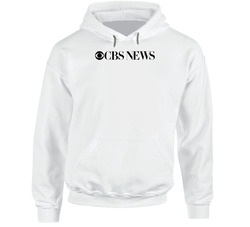 Cbs News Tv Channel Cool Television Station Logo Hooded Sweatshirt Hoodie Cbs News Tv Channel Cool Television Station Logo Hooded Sweatshirt Hoodie