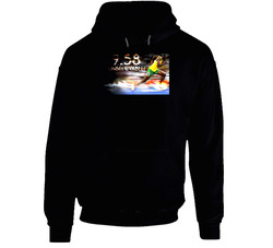 Usain Bolt 100 Metre World Record hooded sweatshirt Hoodie Usain Bolt 100 Metre World Record hooded sweatshirt Hoodie