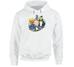 Doug Characters Retro Cartoon Kids Tv Show hooded sweatshirt Hoodie Doug Characters Retro Cartoon Kids Tv Show hooded sweatshirt Hoodie
