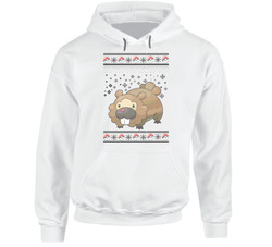 Bidoof Pokemon Ugly Christmas Sweater hooded sweatshirt Hoodie Bidoof Pokemon Ugly Christmas Sweater hooded sweatshirt Hoodie
