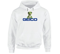 Geico Gecko Mascot hooded sweatshirt Hoodie