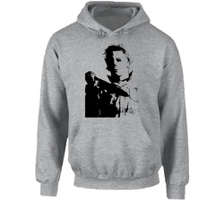 Halloween Michael Myers Mask Orange Subway Mens hooded sweatshirt Hoodie