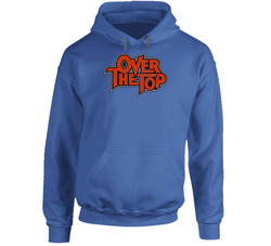 Over The Top 80s Action Sports Film Fan Worn Look hooded sweatshirt Hoodie Over The Top 80s Action Sports Film Fan Worn Look hooded sweatshirt Hoodie
