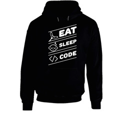 Eat Sleep Code Funny Computer Science Programming Coding hooded sweatshirt Hoodie Eat Sleep Code Funny Computer Science Programming Coding hooded sweatshirt Hoodie