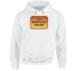 The People's Court Retro 80s Tv Show Logo Fan hooded sweatshirt Hoodie The People's Court Retro 80s Tv Show Logo Fan hooded sweatshirt Hoodie