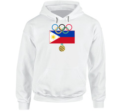 Philippines Pyeongchang 2018 Winter Olympics Flag Gold Medal hooded sweatshirt Hoodie Philippines Pyeongchang 2018 Winter Olympics Flag Gold Medal hooded sweatshirt Hoodie