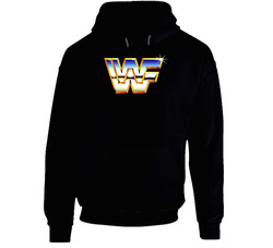 Wwf World Wrestling Federation Shiny Retro Logo Fan hooded sweatshirt Hoodie Wwf World Wrestling Federation Shiny Retro Logo Fan hooded sweatshirt Hoodie