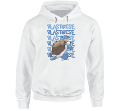 Blastoise Pokemon Love Heart Video Game Cartoon Fan hooded sweatshirt Hoodie