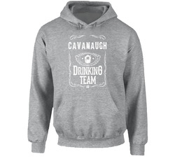 Cavanaugh Irish Drinking Team Whiskey Beer Custom Name St Patricks Day hooded sweatshirt Hoodie