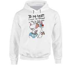 Pinky And The Brain List hooded sweatshirt Hoodie