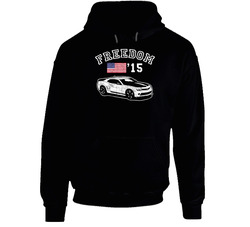 2015 Chevrolet Camaro Z28 Freedom Car Fan Worn Look hooded sweatshirt Hoodie