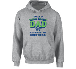World's Greatest Australian Shepherd  Dad Dog hooded sweatshirt Hoodie