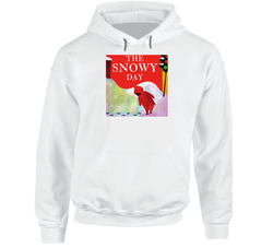 The Snowy Day Classic Children's Storybook Cover hooded sweatshirt Hoodie