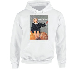 Where's The Beef Lady 80s Fast Food Worn Look hooded sweatshirt Hoodie Where's The Beef Lady 80s Fast Food Worn Look hooded sweatshirt Hoodie
